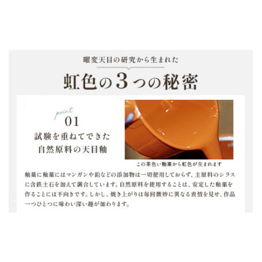 ふるさと納税 陶磁器・漆器・ガラス 宮崎県 三股町 虹の器〜窯変天目