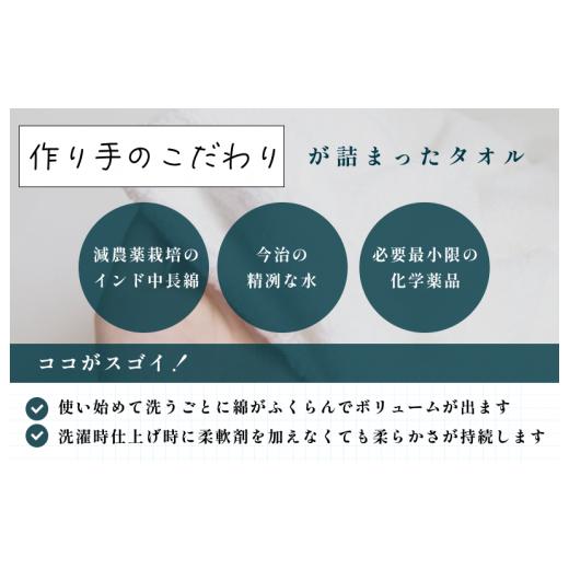 ふるさと納税 タオル・寝具 フェイスタオル 愛媛県 今治市 （今治タオルブランド認定）今治生まれの白いタオル フェイスタオル 1枚 IA05020 白 ホワイト 今治…の画像