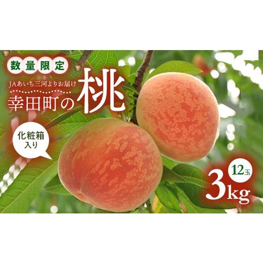 ふるさと納税 もも 愛知県 幸田町 先行予約 [数量限定] 幸田町産「桃」3kg 化粧箱入り もも フルーツ 果物 2026年6月下旬〜7月下旬頃に順次発送予定 着日指…