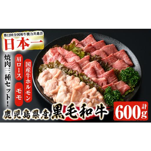 黒毛和牛焼肉3種セットの返礼品写真