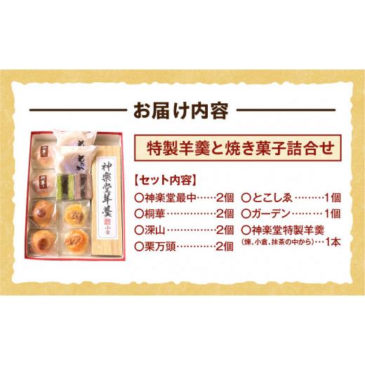 ふるさと納税 和菓子 和菓子セット・詰め合わせ 宮崎県 宮崎市 桐木神楽堂・特製羊羹と焼き菓子詰合せ_M058-001_01の画像