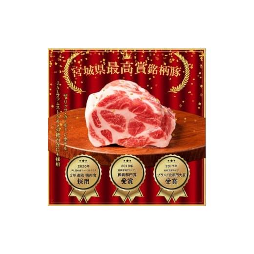 ふるさと納税 豚肉 宮城県 蔵王町 JAPAN X 豚小間切り落とし／計3kg