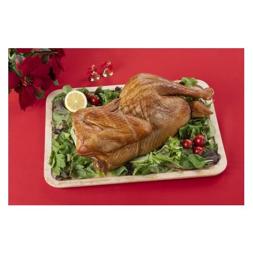 ふるさと納税 肉 北海道 滝上町 先行予約受付 数量限定 北海道滝上町産 七面鳥の燻製(ハーフ(1/2)サイズ)ターキー スモーク くん製 国産 クリスマス