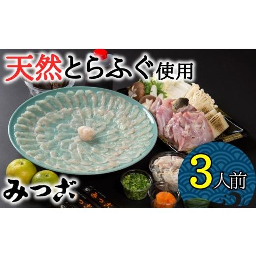 ふるさと納税 フグ 大分県 臼杵市 これぞ豊後水道の天然物 天然とらふぐ刺しふぐ鍋セット（3人前）［冷蔵］［天然とらふぐ1kg超え活魚使用］割烹みつご　_1
