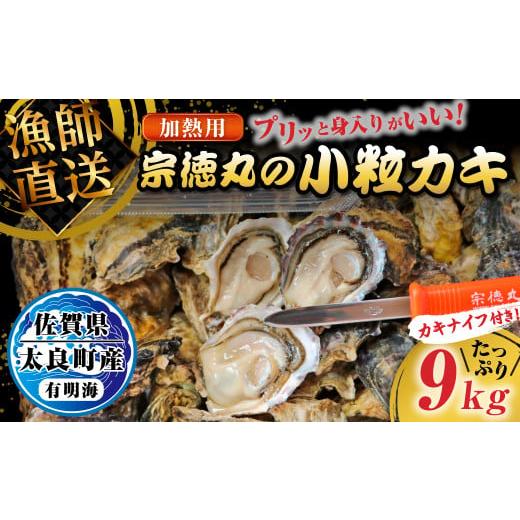 ふるさと納税 牡蠣 生牡蠣 佐賀県 太良町 宗徳丸の小粒カキ 9kg 牡蠣 かき カキ 宗徳丸 有明海 殻付きカキ 加熱用牡蠣 海鮮 加熱用牡蠣 小粒 竹崎カキ 新鮮 …
