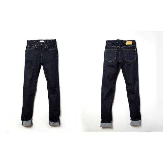 ふるさと納税 ファッション 岡山県 倉敷市 [26インチ:56.0cm]レディースストレッチジーンズ(ナチュラル加工のブルー) ビッグジョン ストレッチジーンズ …