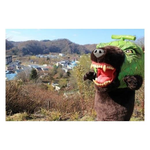 ふるさと納税 ご当地キャラクター 北海道 夕張市 大きなメロン熊
