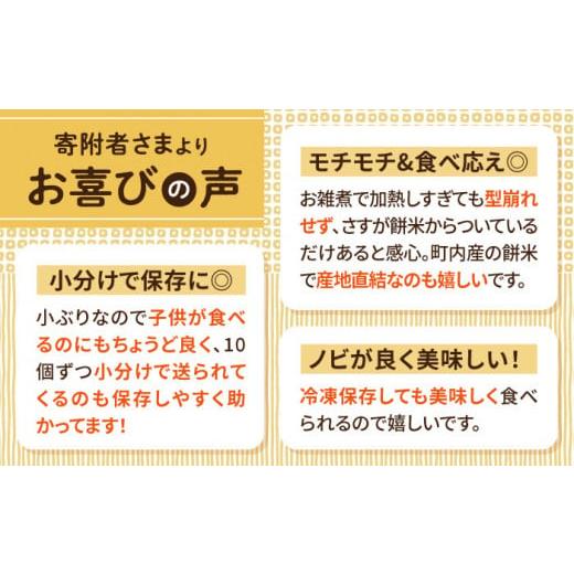 ふるさと納税 福岡県 築上町 【順次発送】築上町産 本格 杵つき 生もち 60個 (10個×6パック)《築上町》【アルク農業サービス合同会社】 餅 お餅 もち [ABAB00…｜furusatochoice｜06