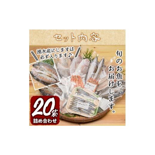 ふるさと納税 干物 鹿児島県 湧水町 y061 高級手作り干物 桜島灰干し詰め合わせ 鹿児島県湧水町産にじますの他、季節のお魚を計20袋お届け 干物 魚 焼き魚 お…_6