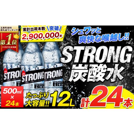 ふるさと納税 炭酸飲料 ソーダ水 熊本県 玉東町 強 炭酸 水 500ml×24本 熊本 県 玉東 町 産 強炭酸 水 飲料 大容量 [7月上旬-10月上旬頃出荷]熊本県 玉東町…