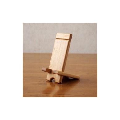 ふるさと納税 木工品・竹工品 北海道 東川町 スマートホンスタンド2