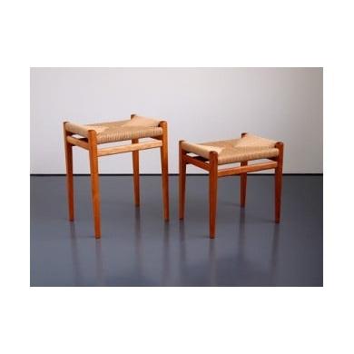 ふるさと納税 木工品・竹工品 北海道 東川町 ペーパーコードスツール(クルミ/Lサイズ/X座編み) クルミ・L&X座編み