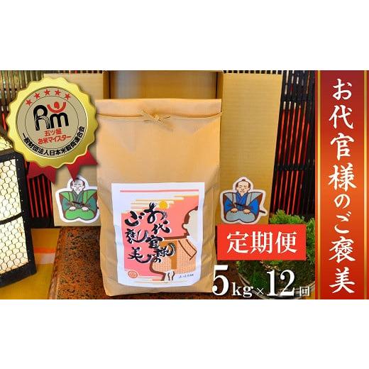ふるさと納税 米 ブレンド 愛知県 碧南市 五ツ星お米マイスター お代官様のご褒美 定期便(5kg×12回) こだわりのブレンド米 コメ 白米 精米