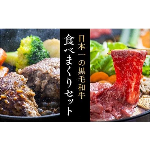ふるさと納税 牛肉 すき焼き 大分県 豊後高田市 スピード発送 ハンバーグ すき焼き肉 豊後牛ハンバーグ(約100g×9個)&大分県産黒毛和牛おまかせすき焼き肉…