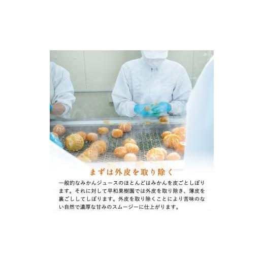 ふるさと納税 果汁飲料 みかん 和歌山県 有田市  早和果樹園 おふくろスムージー有田みかん12本入 飲むタイプのみかんゼリー(A622-2)