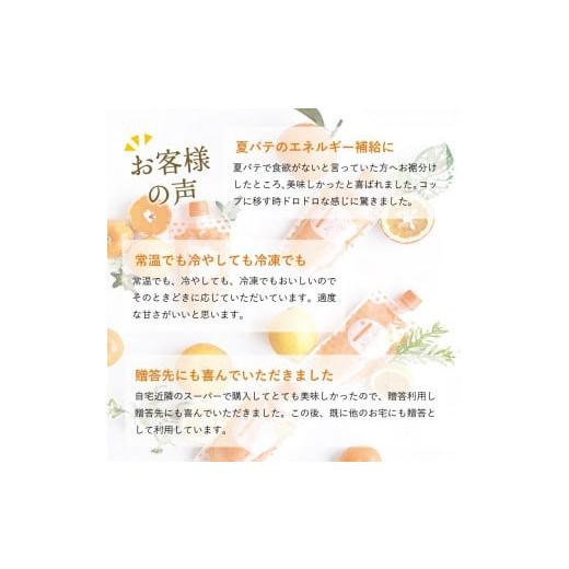 ふるさと納税 果汁飲料 みかん 和歌山県 有田市  早和果樹園 おふくろスムージー有田みかん12本入 飲むタイプのみかんゼリー(A622-2)