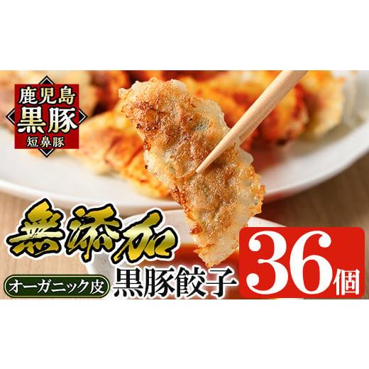ふるさと納税 餃子 鹿児島県 姶良市 a006 鹿児島黒豚「短鼻豚」餃子セット36個(オーガニック皮使用) 鹿児島ますや 姶良市 ギョーザ 餃子 無添加 惣菜 おかず …