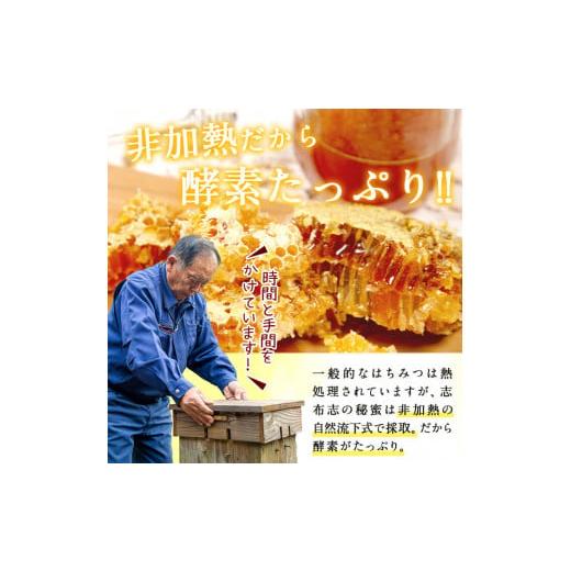 ふるさと納税 加工品等 はちみつ 鹿児島県 志布志市 b2-003 日本みつばちの純粋蜂蜜 志布志の秘蜜 計560g(280g×2本)の画像