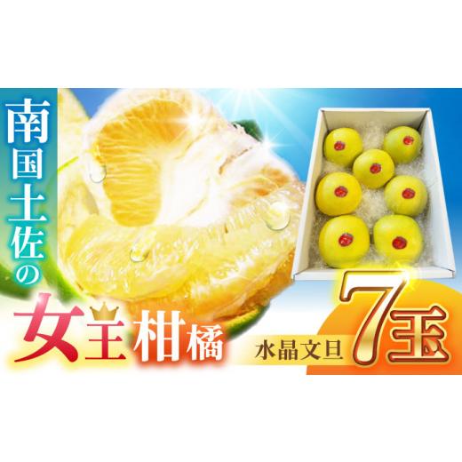 ふるさと納税 みかん・柑橘類 高知県 高知市 先行予約 南国土佐の女王柑橘 水晶文旦 約3kg 7玉入り[2026年9月中旬〜2026年12月中旬頃発送]/ ぶんたん 文旦…