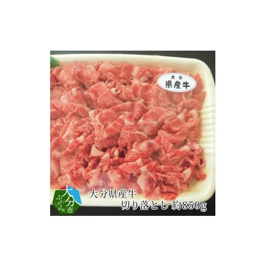 ふるさと納税 大分県 大分市 大分県産牛切り落とし 約850g 牛肉 大分県産 牛切り落とし 炒め物 赤身 国産 焼肉 850g すき焼き 鍋