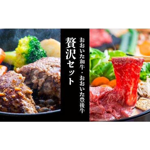 ふるさと納税 牛肉 すき焼き 大分県 豊後高田市 スピード発送 すき焼き ハンバーグ おおいた和牛モモ・ロースすき焼き肉(500g)&豊後牛ハンバーグ(9個)贅…
