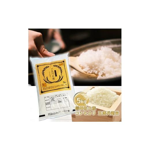 ふるさと納税 米 コシヒカリ 長野県 佐久市 令和7年産・白米5kg ごろべえ米 コシヒカリ(沖縄県・離島は配送不可)[出荷時期:2025年11月1日〜2026年6月20…