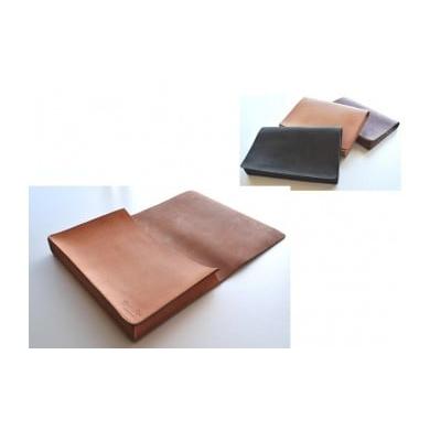 ふるさと納税 民芸品・工芸品 秋田県 五城目町 レザーA4収納クラッチ(ナチュラル) ナチュラル