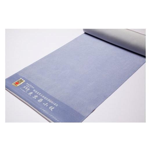 ふるさと納税 織物・繊維品 東京都 八王子市 (淡藤色) 江戸小紋 石塚染工 伝統工芸士による江戸小紋反物 フランス縞 | 着物 反物 伝統工芸 手染め 和装 高…