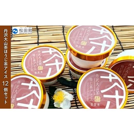 ふるさと納税 菓子 アイス 神奈川県 松田町 『松田ブランド』丹沢大山茶焙じ茶アイス12個セット 茶 アイス クリーム デザート スイーツ お菓子 ギフト 贈答
