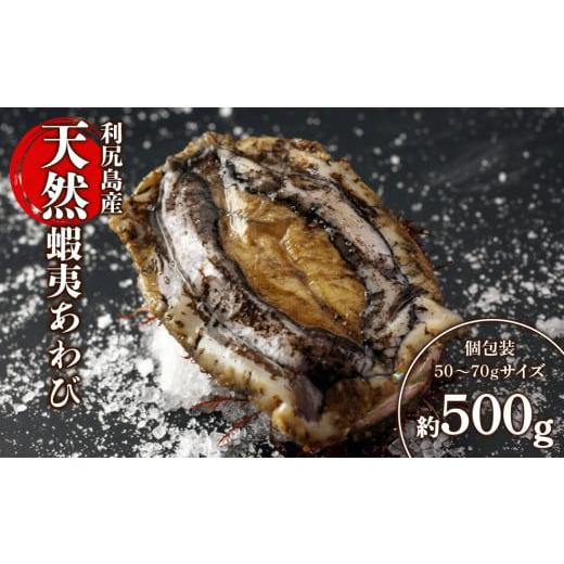 ふるさと納税 魚貝類 アワビ 北海道 利尻富士町 天然蝦夷あわび 500g 小 (50g〜70gサイズ) 利尻漁業協同組合