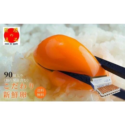 ふるさと納税 卵(鶏、烏骨鶏等) 千葉県 匝瑳市 九十九里ファームこだわりたまご90個 〜あおい海・みどりの里〜[赤玉] 90個 たまご 卵 玉子 タマゴ 卵かけ…
