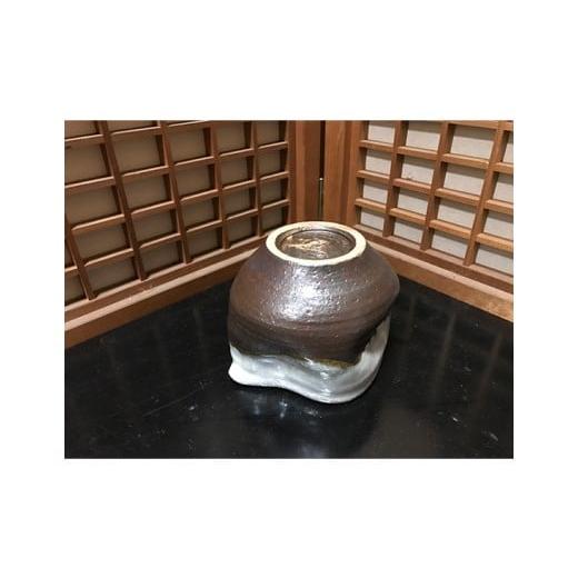 ふるさと納税 陶磁器・漆器・ガラス 大阪府 大阪狭山市 桜藁灰酒器セット 片口酒器1個 ぐい呑2個 ／ 食器 お猪口 手作り 大阪府 特産品 No.025の画像