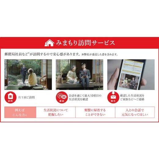 現品発送 ふるさと納税 埼玉県 川島町 郵便局のみまもりサービス「みまもり訪問サービス」（ 12カ月分 ） 【N1703622620】(60000円)