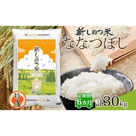 ふるさと納税 北海道 新篠津村 北海道 定期便 6ヵ月連続 全6回 R5年産 北海道産 ななつぼし5kg 精米 米 白米 ごはん お米 新米 特A 獲得 北海道米 ブランド米 … 北海道 精米 ななつぼし