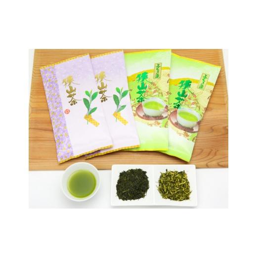 ふるさと納税 お茶類 緑茶(茶葉・ティーバッグ) 埼玉県 狭山市 狭山市茶業協会厳選狭山茶詰合せ 4袋セット (深蒸茶×2 くき茶×2) | 深蒸茶 くき茶 お茶 狭…