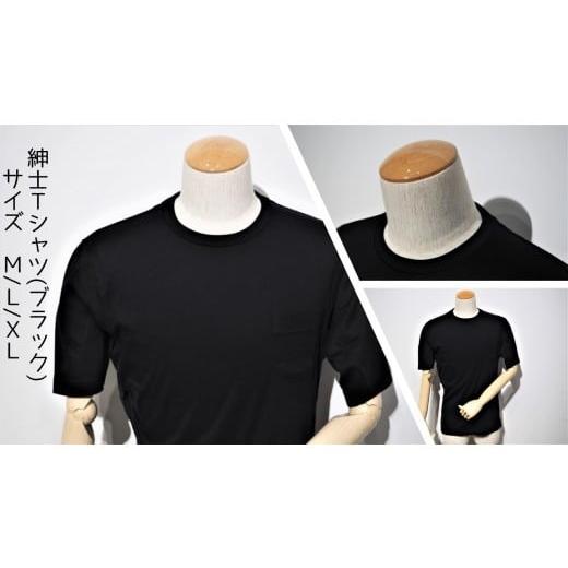 ふるさと納税 服 男 茨城県 行方市 Z-34 メンブラーナ動体裁断Tシャツ(ブラック) サイズL サイズL