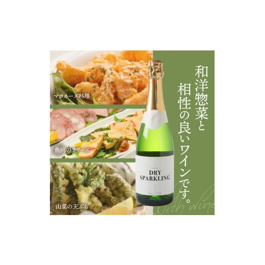 ふるさと納税 ワイン 白ワイン 山梨県 甲府市 山梨県産 サドヤ ドライスパークリングワイン 　720ml_4