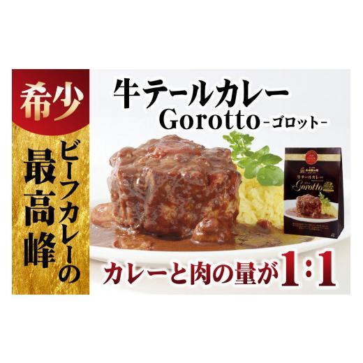 ふるさと納税 加工品等 レトルト 長崎県 佐世保市 2024北野エース カレー大賞 牛 テール 高級 カレー ゴロット 3個セット 豊味館 驚きの肉量 感動のやわらか…_1