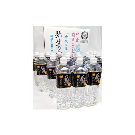 ふるさと納税 水・ミネラルウォーター 1L〜2L 山梨県 大月市 奇跡の飲む温泉水「真木温泉 弥生の舞」　飲泉力1000ml 20本入り 004-002_5