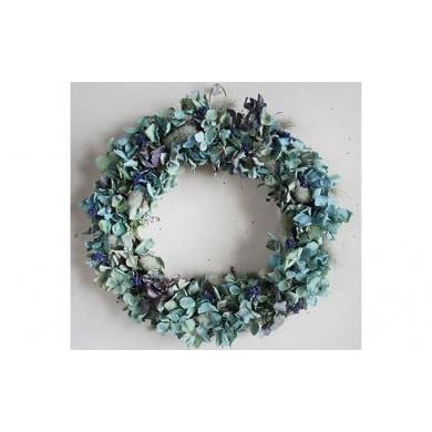 ふるさと納税 雑貨・日用品 花 北海道 上富良野町 手作りキット ドライフラワーあじさいのリース