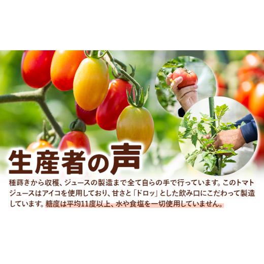 ふるさと納税 果汁飲料 トマト 北海道 名寄市 前田農園 トマト ジュース「アイコ」3本 セット NPO法人なよろ観光まちづくり協会《30日以内出荷》飲料 飲み物 …_4