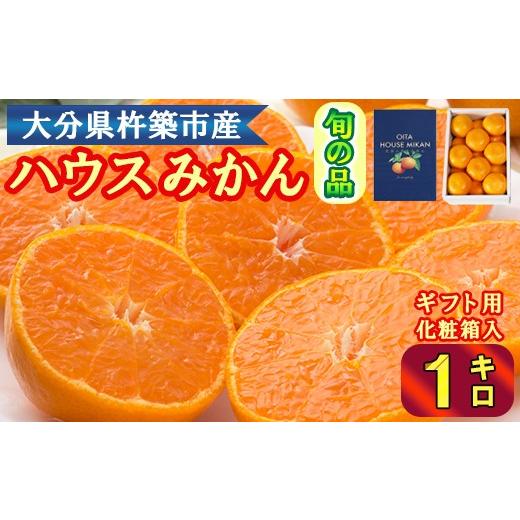 ふるさと納税 果物類 みかん 大分県 杵築市 ハウスみかん約1kg(化粧箱入) みかん はうすみかん 温室みかん 温州みかん ハウスみかん ミカン ハウスミカン 温…