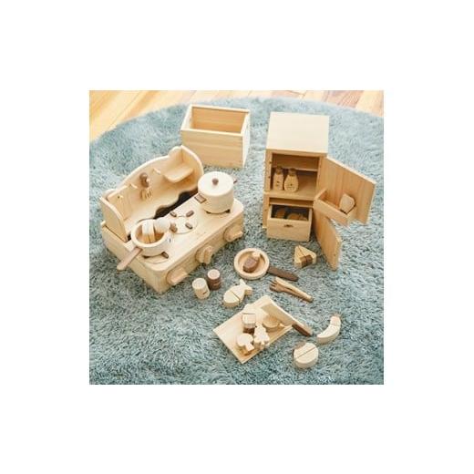 ふるさと納税 雑貨・日用品 玩具 岡山県 美作市 IKONIH TOY クッキングセット 1075741の画像