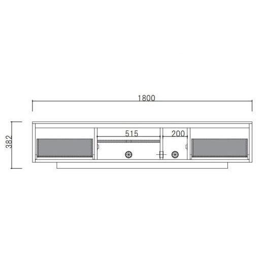 ふるさと納税 木工品・竹工品 福岡県 大川市 ENN 180 テレビボード WNの画像
