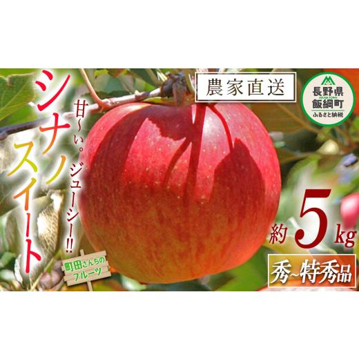 ふるさと納税 りんご 長野県 飯綱町 りんご シナノスイート 秀 〜 特秀 5kg 沖縄県への配送不可 2025年10月中旬頃から2025年11月下旬頃まで順次発送予定 町田…