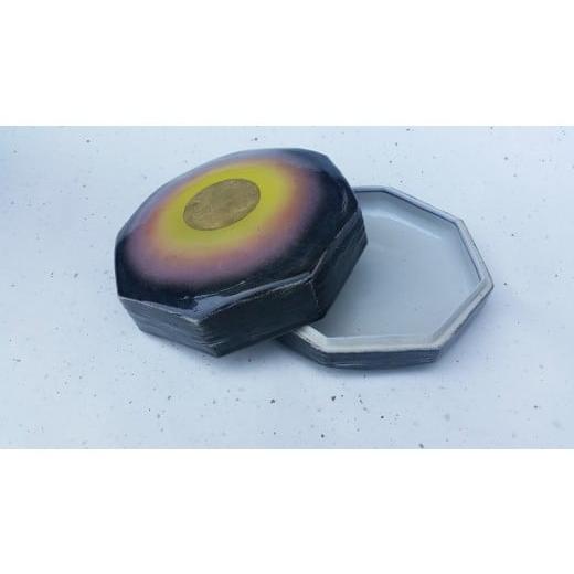 ふるさと納税 陶磁器・漆器・ガラス 熊本県 宇土市 23-123 網田蒼土窯 満月文喰籠 熊本県伝統的工芸品