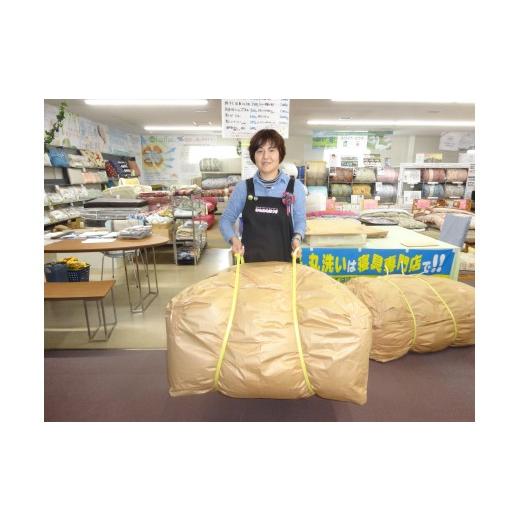 ふるさと納税 タオル・寝具 敷布団 滋賀県 近江八幡市 極上純綿もめん布団「掛敷ふとんセット」（青色）掛け1枚、敷き1枚 CW06W_2
