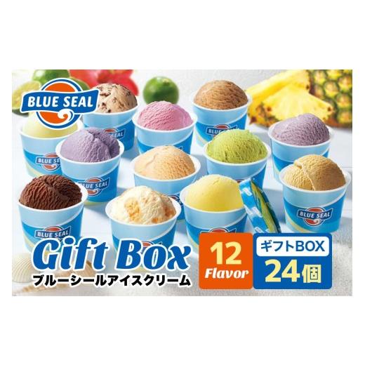 ふるさと納税 菓子 アイス 沖縄県 浦添市 ブルーシール ギフト 24個