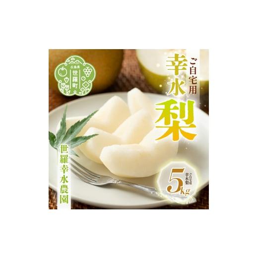 ふるさと納税 梨 広島県 世羅町 幸水梨 ご自宅用 約5kg 先行予約・数量限定 世羅 幸水農園 幸水 梨 せら なし フルーツ 果物 くだもの 甘い 果汁 ジューシー …