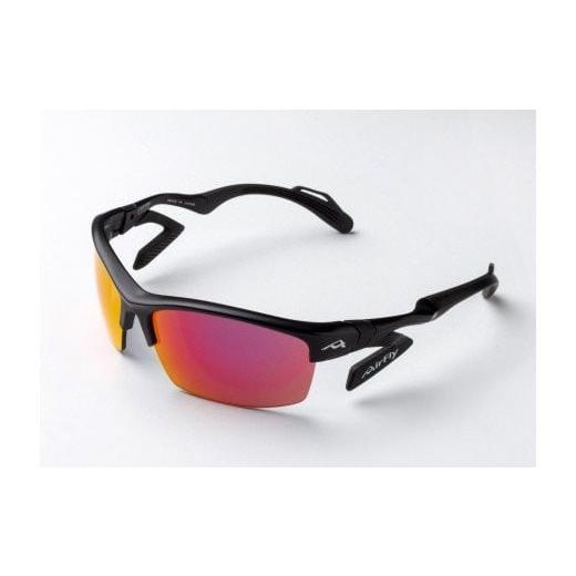 ふるさと納税 スポーツ・アウトドア 福井県 鯖江市 鼻パッドのないサングラス「エアフライ」*男女兼用 AF-303モデル ブラック F-03701a ブラック(AF-303 C-1…